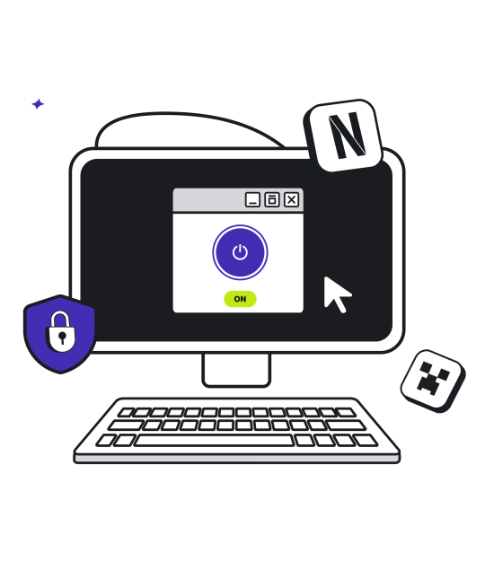 VPN TURBOSET на смартфоне